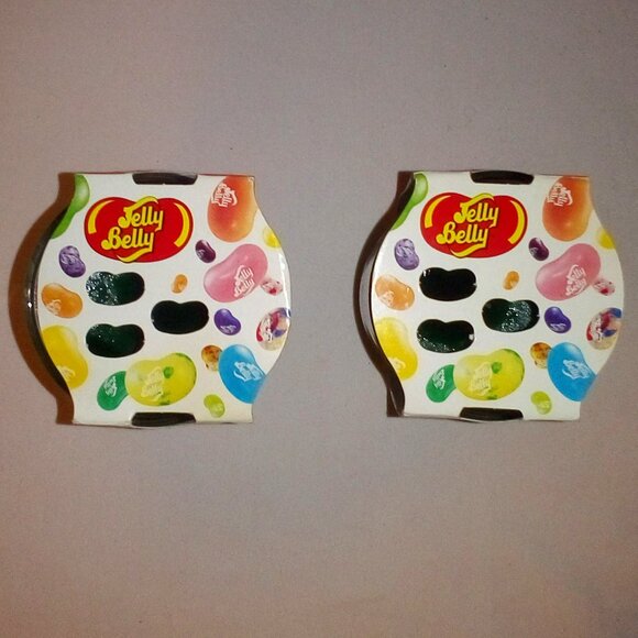 (2) Jelly Belly Fragranced Candles:  Glass. Watermelon.  New - Picture 2 of 7